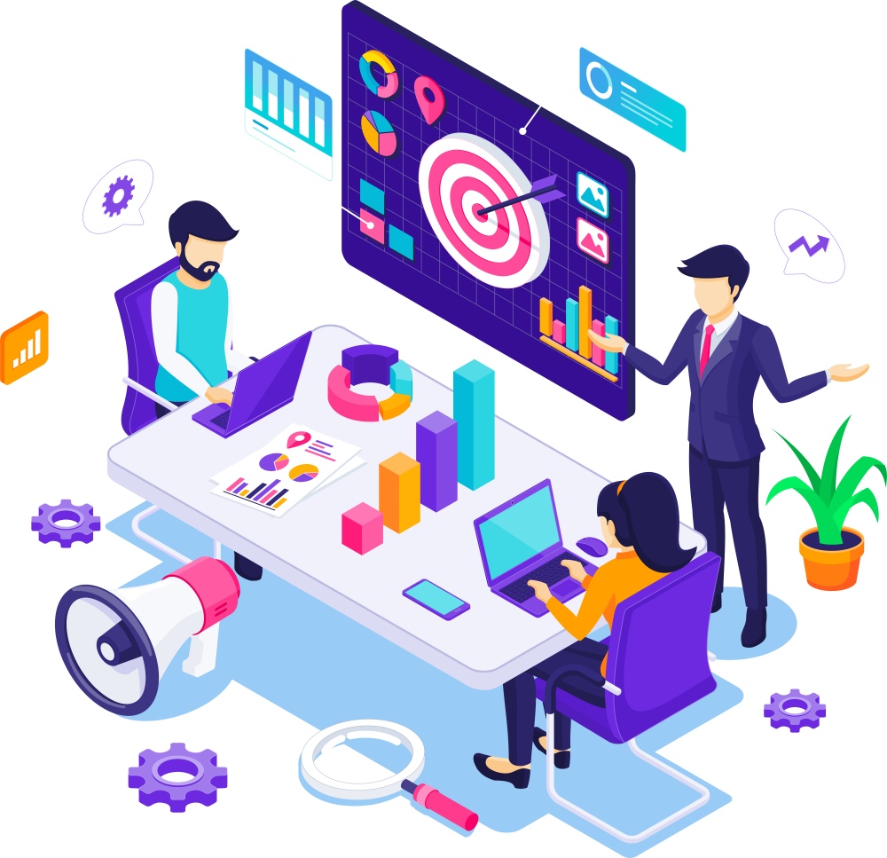 Marketing 8 Isometric Illustration – Agnytemp (Custom)